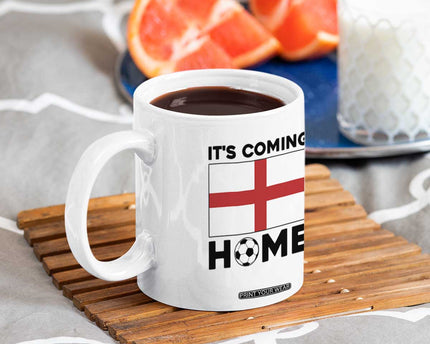 It is Coming Home England Football Flag Coffee Mug