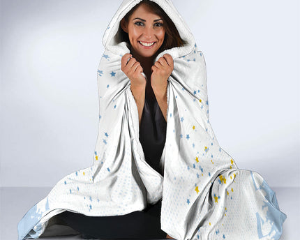 Personalized Argentina Football Hooded Blanket Soccer Trophy Celebration Flag Graphic