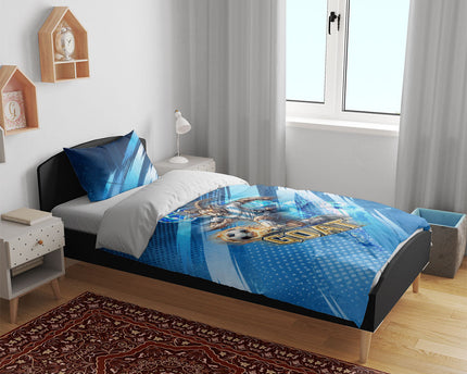 Argentina Football GOAT 10 Pride Bedding Set Power of the King - 4 Star Champions Mascot