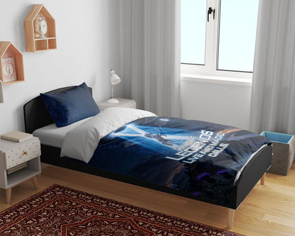 Scotland Kelpies And Unicorn UFO Bedding Set Sci-Fi Alien Abduction And Magic Legends
