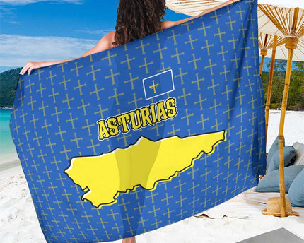 Asturias Flag Sarong Autonomous Community of Spain