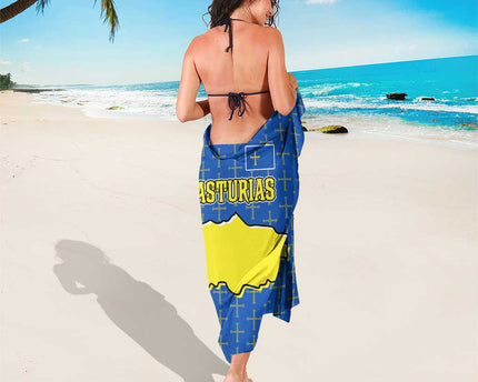 Asturias Flag Sarong Autonomous Community of Spain
