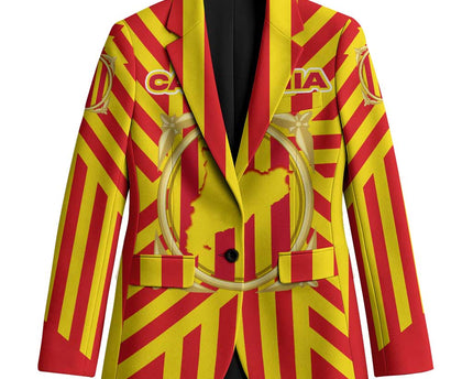 Catalonia Flag Blazer Autonomous Community of Spain