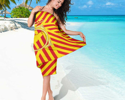 Catalonia Flag Sarong Autonomous Community of Spain