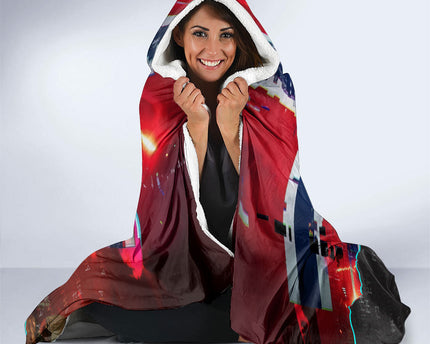 Norway Football Viking Row Hooded Blanket Flag Nordic Footballer - If We Win Lets Do It