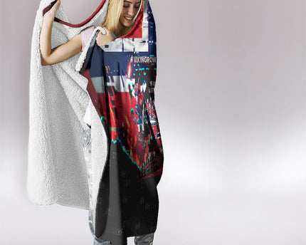Norway Football Viking Row Hooded Blanket Flag Nordic Footballer - If We Win Lets Do It