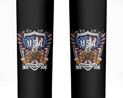 USA Drinking Team Skinny Tumbler