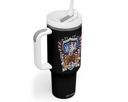 USA Drinking Team Tumbler With Handle