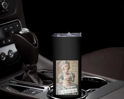 Satirical Funny History Jokes Skinny Tumbler Let Them Eat Cake Marie Antoinette Queen of France