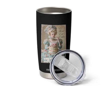 Satirical Funny History Jokes Tumbler Cup Let Them Eat Cake Marie Antoinette Queen of France