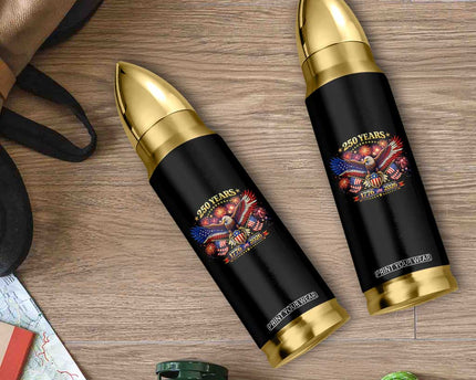 USA 250th Anniversary Eagle Bullet Tumbler 4th July Independence Day Patriotic USA Flag