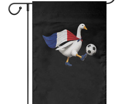 France Soccer Goose Garden Flag French Flag Patriotic Football Fan Graphic