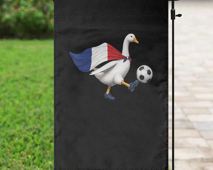 France Soccer Goose Garden Flag French Flag Patriotic Football Fan Graphic