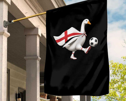 England Soccer Goose Garden Flag Patriotic Football Fan Graphic England Flag