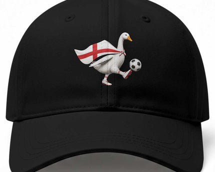 England Soccer Goose Baseball Cap Patriotic Football Fan Graphic England Flag