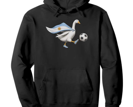 Argentina Soccer Goose Hoodie Argentine Flag Patriotic Football Fan Graphic