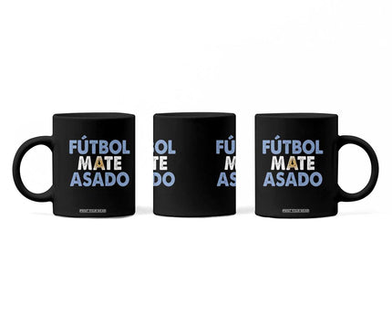 Futbol Mate Asado Argentina Soccer Fan Coffee Mug