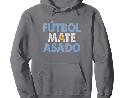 Futbol Mate Asado Argentina Soccer Fan Hoodie