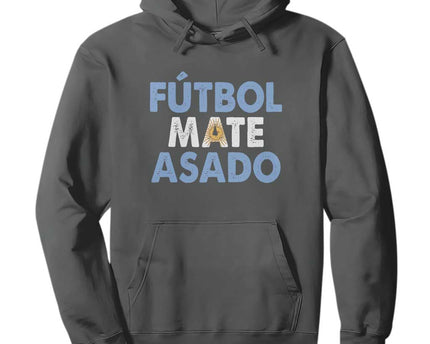 Futbol Mate Asado Argentina Soccer Fan Hoodie