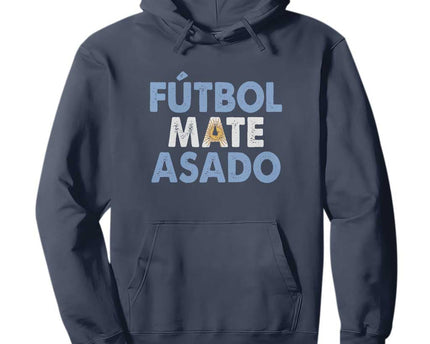 Futbol Mate Asado Argentina Soccer Fan Hoodie