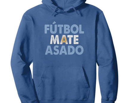 Futbol Mate Asado Argentina Soccer Fan Hoodie