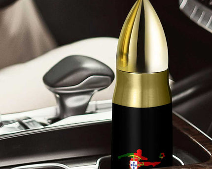 Portugal Soccer Bullet Tumbler Portuguese Flag Futebol Football Player