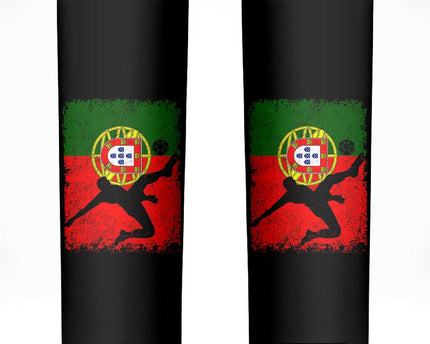 Portugal Soccer Skinny Tumbler Portuguese Flag Futebol Football Fan