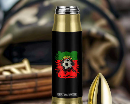 Portugal Soccer Bullet Tumbler Portuguese Flag Soccer Ball Futebol