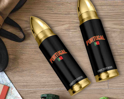 Portugal Bullet Tumbler Portuguese Flag Futebol Fan