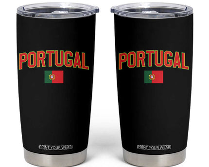 Portugal Tumbler Cup Portuguese Flag Futebol Fan