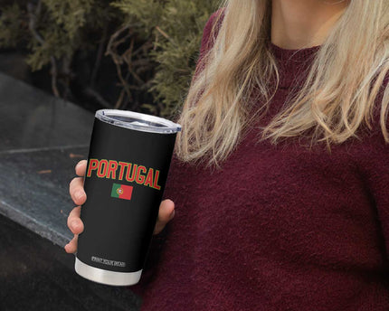 Portugal Tumbler Cup Portuguese Flag Futebol Fan