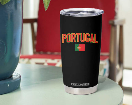 Portugal Tumbler Cup Portuguese Flag Futebol Fan