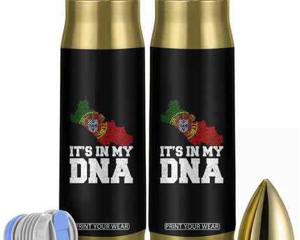 Its in My DNA Portugal Bullet Tumbler Portuguese Flag Portugal Boy Girl Gift
