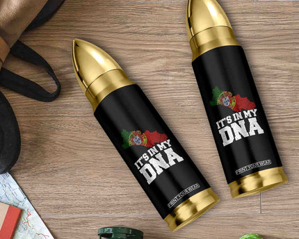 Its in My DNA Portugal Bullet Tumbler Portuguese Flag Portugal Boy Girl Gift