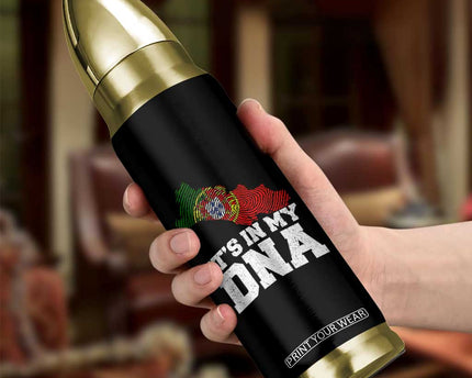 Its in My DNA Portugal Bullet Tumbler Portuguese Flag Portugal Boy Girl Gift