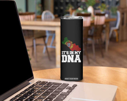 Its in My DNA Portugal Skinny Tumbler Portuguese Flag Portugal Boy Girl Gift