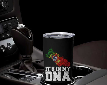 Its in My DNA Portugal Tumbler Cup Portuguese Flag Portugal Boy Girl Gift