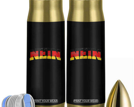 Nein Germany Bullet Tumbler No Saying Funny German Flag Oktoberfest