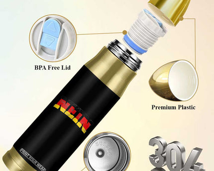 Nein Germany Bullet Tumbler No Saying Funny German Flag Oktoberfest