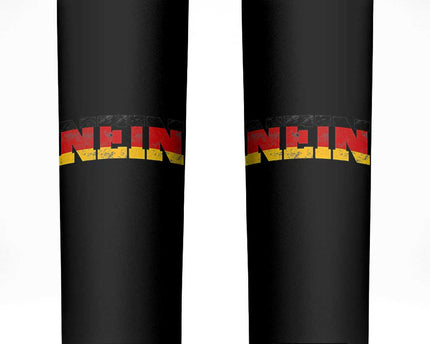 Nein Germany Skinny Tumbler No Saying Funny German Flag Oktoberfest