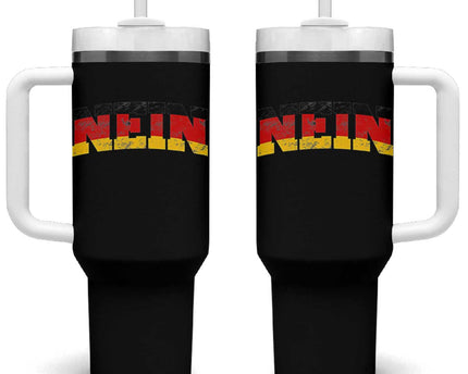 Nein Germany Tumbler With Handle No Saying Funny German Flag Oktoberfest