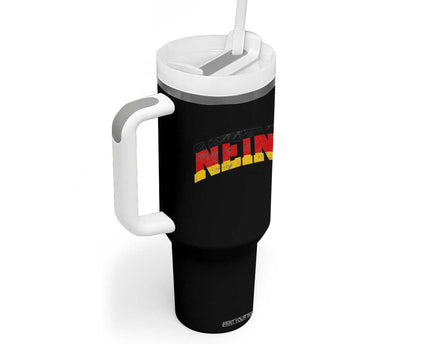 Nein Germany Tumbler With Handle No Saying Funny German Flag Oktoberfest