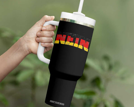 Nein Germany Tumbler With Handle No Saying Funny German Flag Oktoberfest