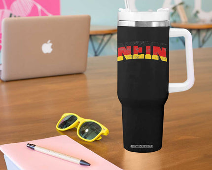 Nein Germany Tumbler With Handle No Saying Funny German Flag Oktoberfest