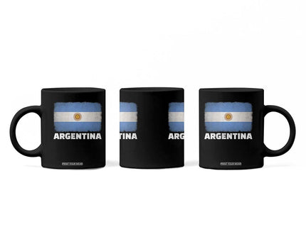 Vintage Argentina Flag Sun of May Argentinian Souvenir Coffee Mug