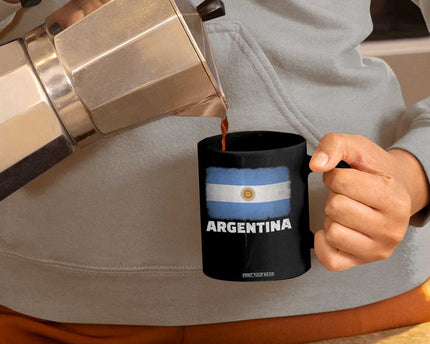 Vintage Argentina Flag Sun of May Argentinian Souvenir Coffee Mug