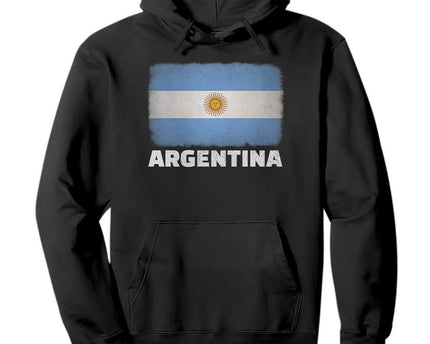 Vintage Argentina Flag Sun of May Argentinian Souvenir Hoodie