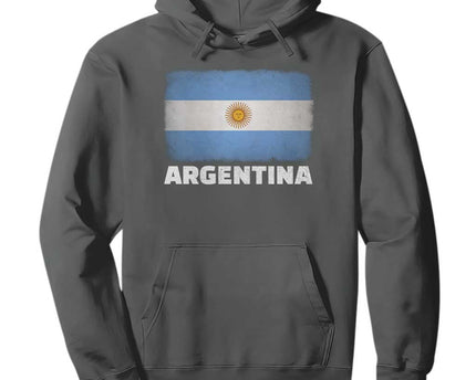 Vintage Argentina Flag Sun of May Argentinian Souvenir Hoodie