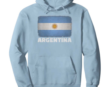 Vintage Argentina Flag Sun of May Argentinian Souvenir Hoodie