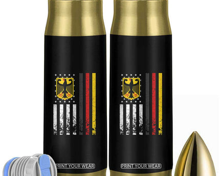 Patriotic Bundesadler Vintage German American Flag Bullet Tumbler Germany Heritage Pride
